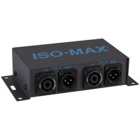 Jensen Iso-Max SP-2SX 2 Channel speakON Speaker Level to XLR Line Level Converter Adapter